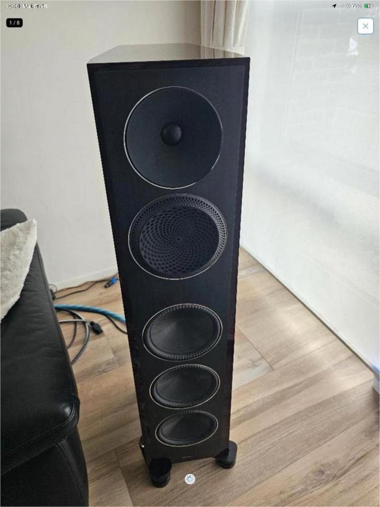 Paradigm Founder 100F, Audio, Tv en Foto, Luidsprekers, Zo goed als nieuw, Front, Rear of Stereo speakers, 120 watt of meer, Overige merken