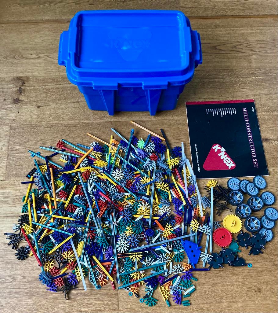 Grote K’nex doos met veel K’nex, Kinderen en Baby's, Speelgoed | Bouwstenen, Ophalen of Verzenden, Gebruikt, K'nex