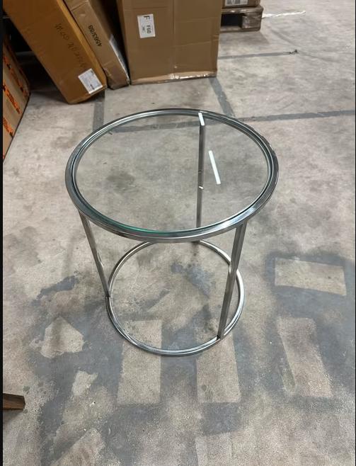 Light & Living - Bijzettafel DUARTE - Zilver, Ophalen, -, Metaal of Aluminium, -