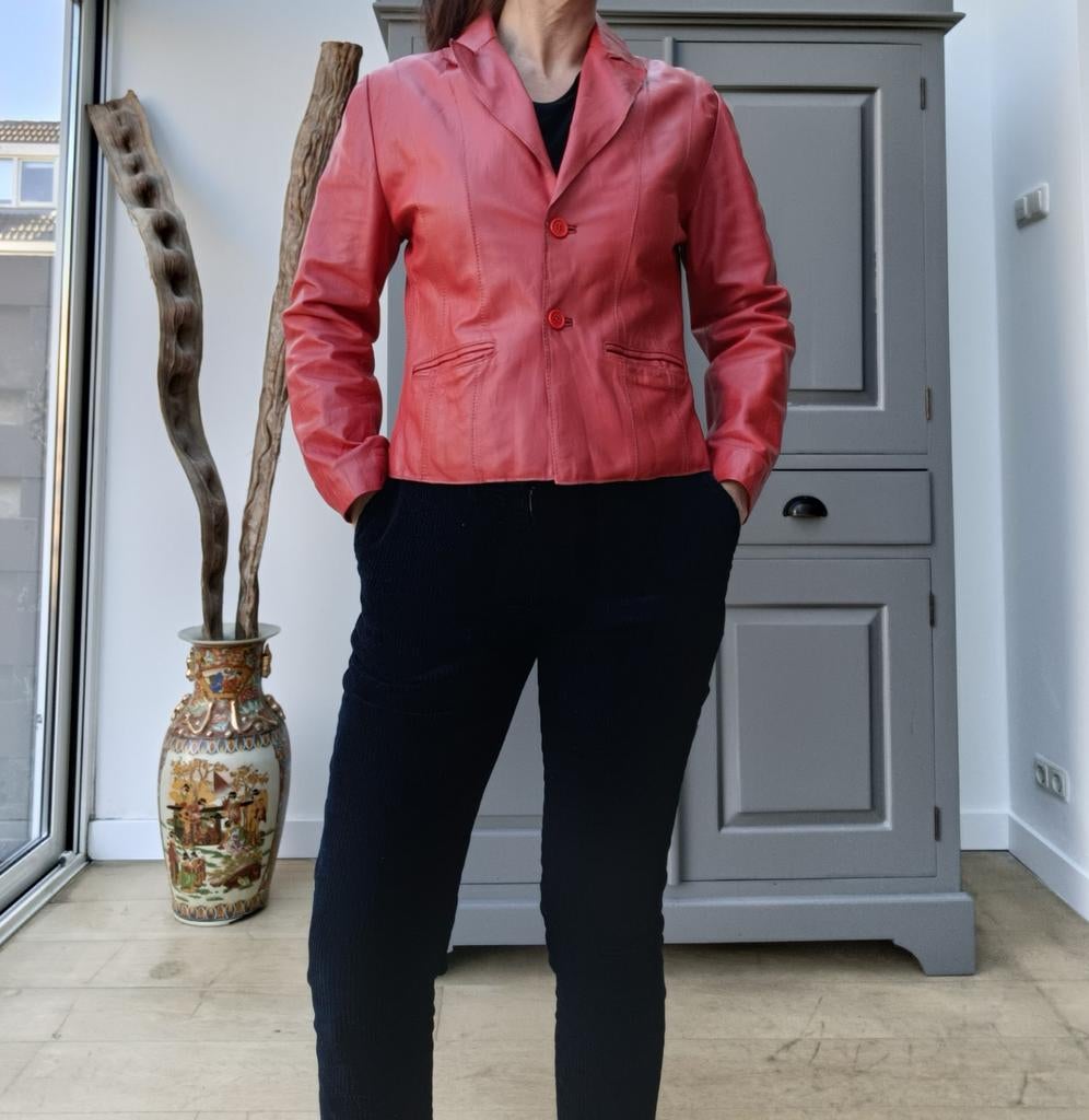 Sticks and stones jasje maat 38 Leer, Ophalen of Verzenden, Zo goed als nieuw, Maat 38/40 (M)