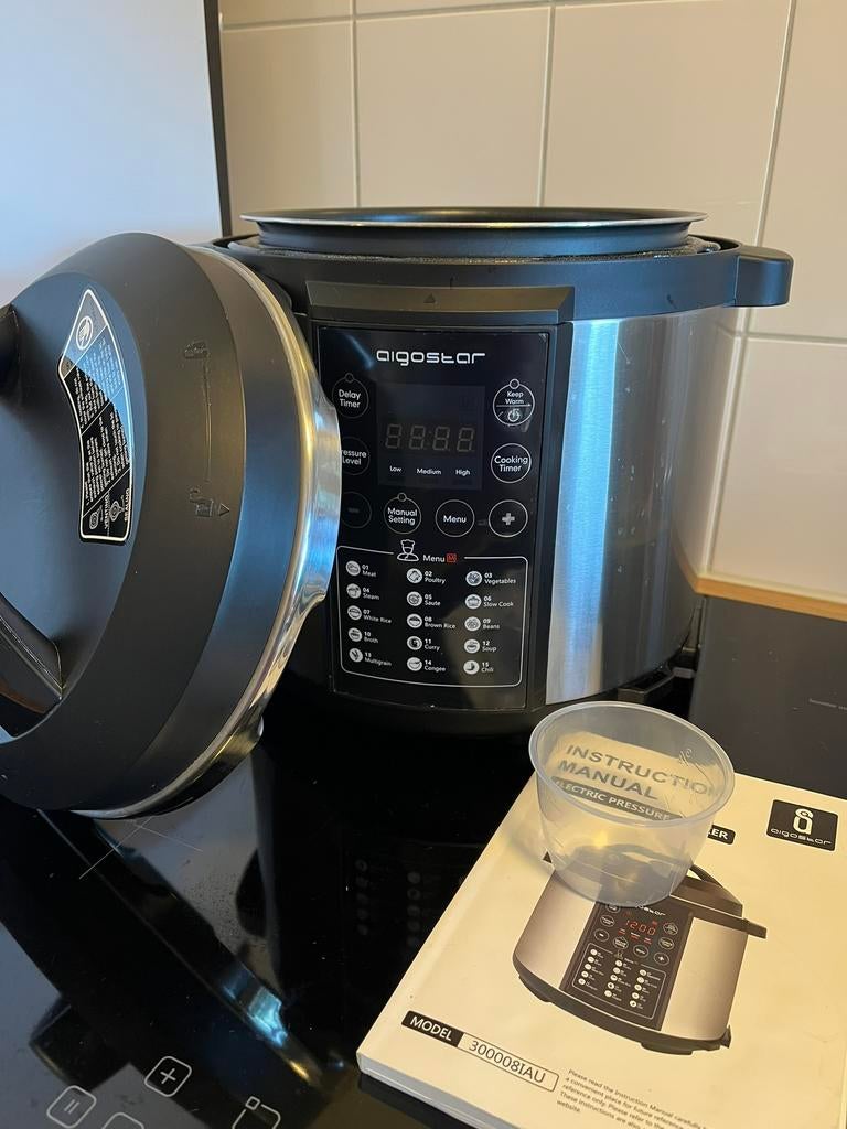 Multi pressure cooker, Ophalen, Gebruikt