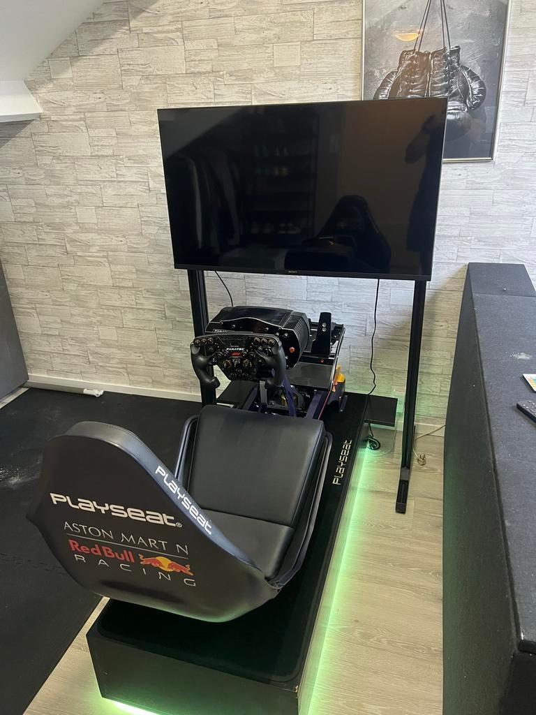 Complete Sim Racing Setup – Fanatec & Playseat – Topstaat!, Ophalen, 1 speler, Racen en Vliegen, Zo goed als nieuw