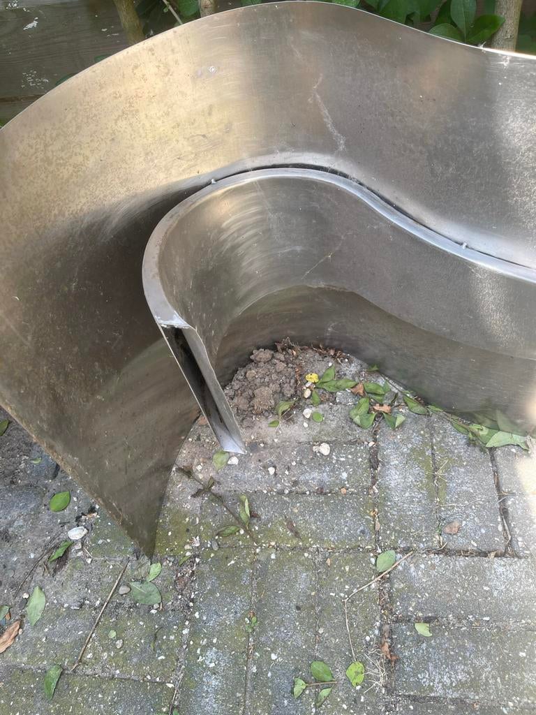 RVS Waterval Waterornament voor Tuin of Vijver, Ophalen, Gebruikt, Rvs, Waterval