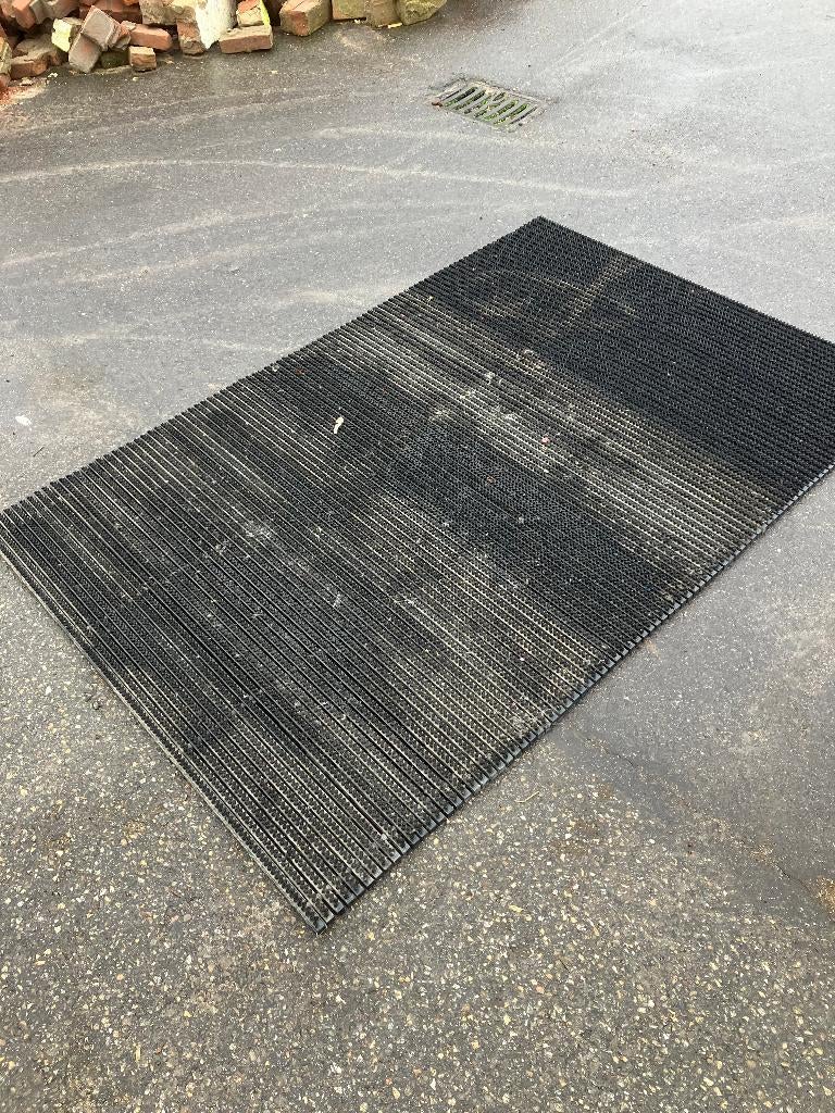 Partij schoonloopmat mat borstelmat kunststof ( 201 ), Tuin en Terras, Deurmatten, Ophalen, Schoonloopmat, Zo goed als nieuw, Nb