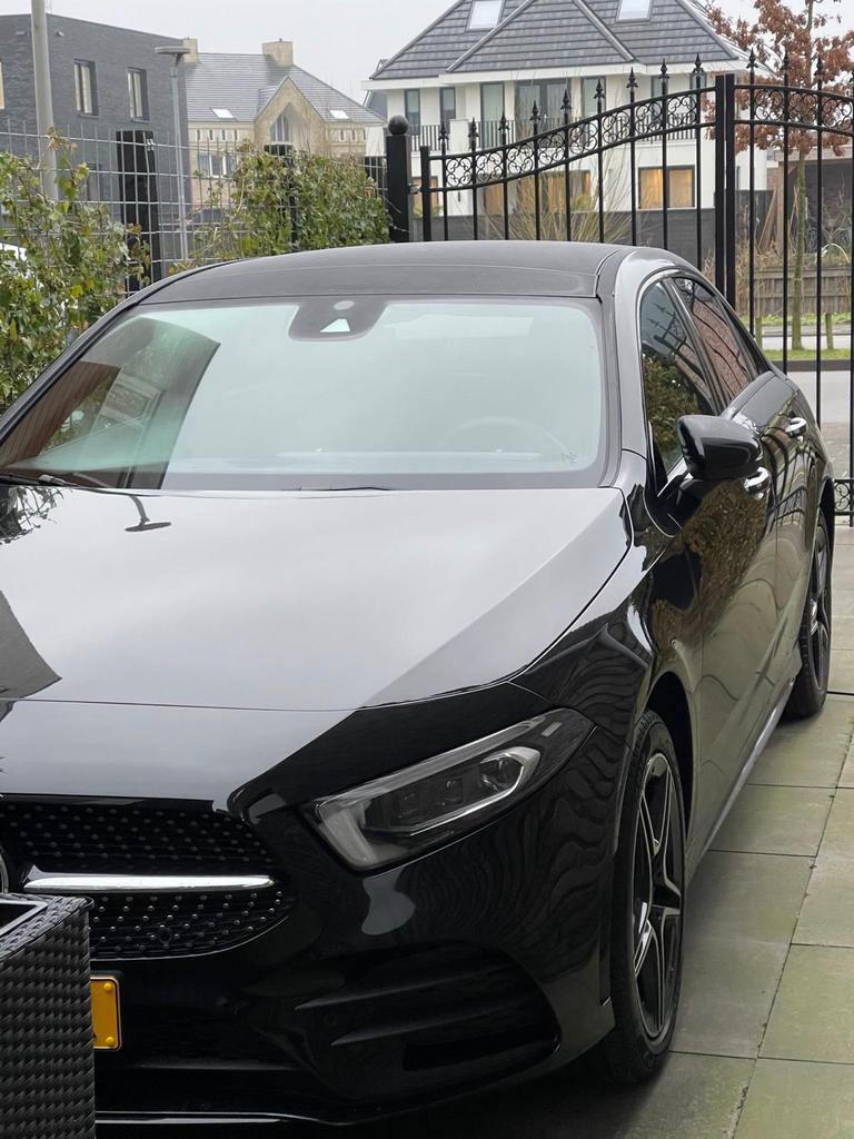 Mercedes-Benz A250e Limo.AMG|Pano|Burmester|2022|57.523km, Zwart, 100 km/l, 1332 cc, Te koop
