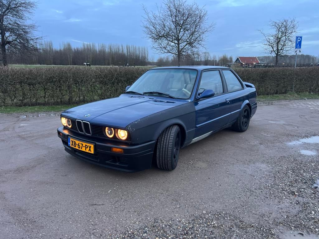 BMW 1989 e30 ombouw 325i m20b25, 1140 kg, Blauw, Origineel Nederlands, Particulier