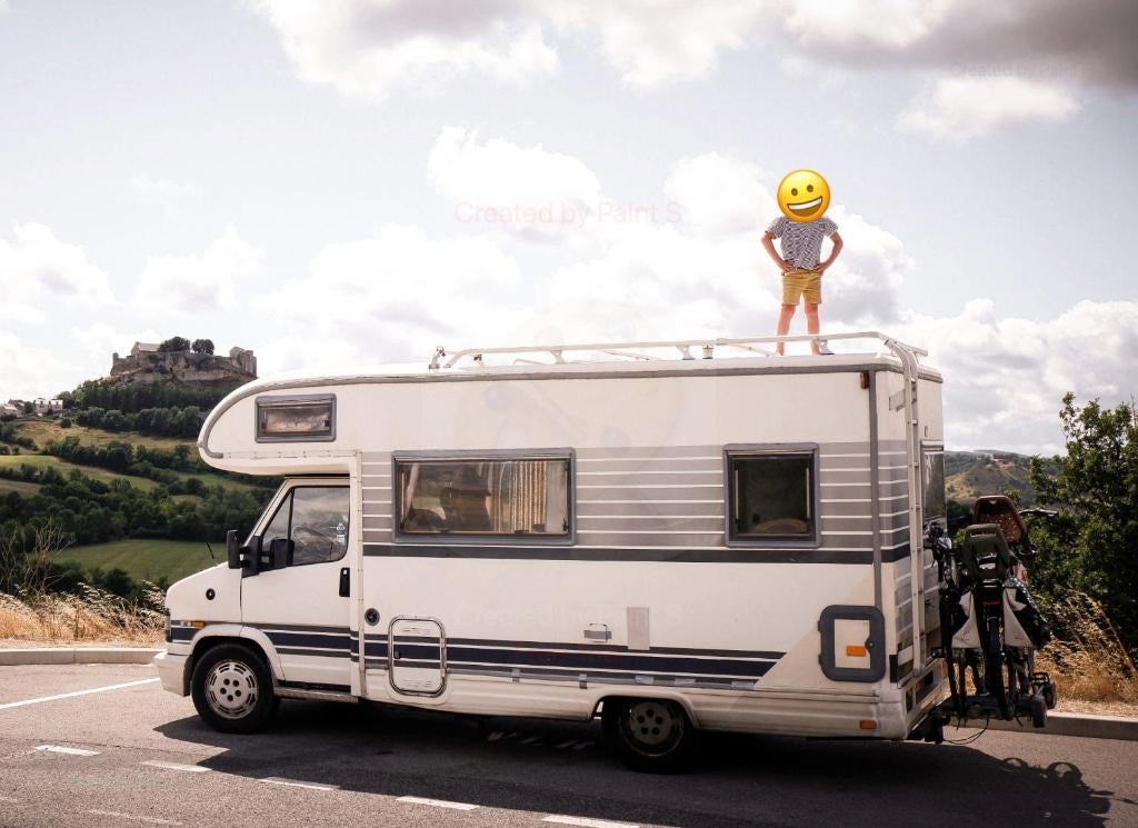 5P Camper FIAT 290 met hoogslaper, Caravans en Kamperen, Campers, Alkoof, Fiat, Koelkast, Treinzit