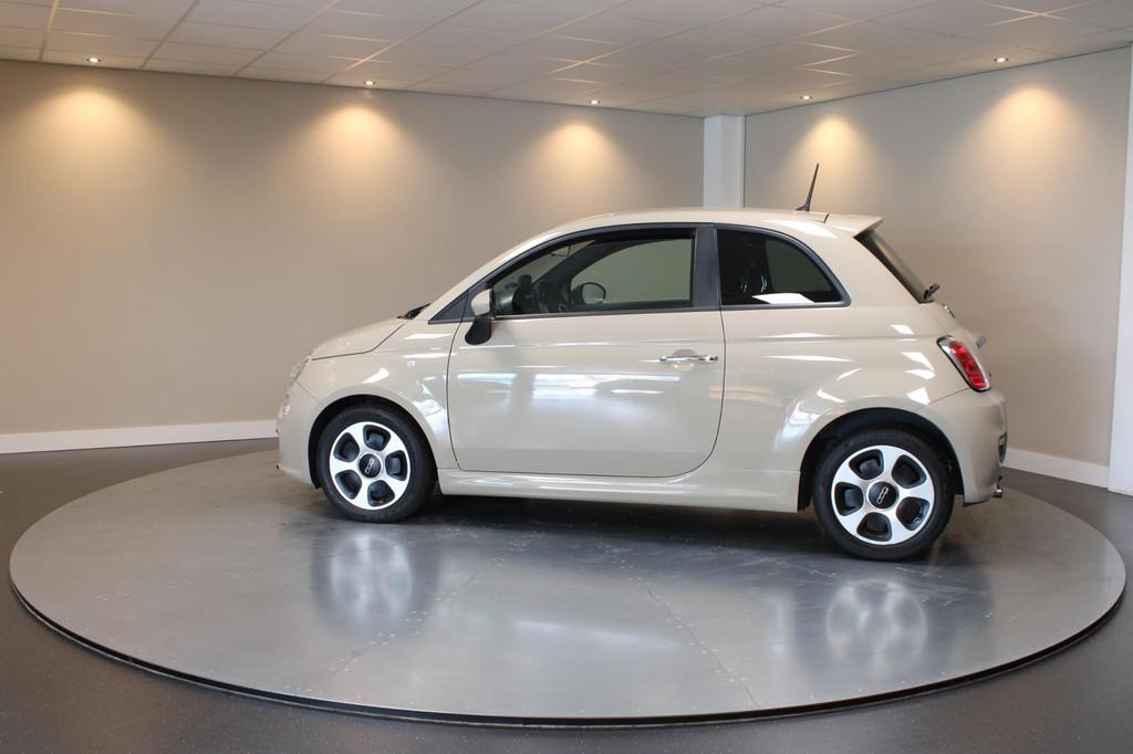 Fiat 500 0.9 TwinAir Turbo 500S *Cappucino* Sport|Navi|PDC, Voorwielaandrijving, Gebruikt, Bruin, Leder en Stof