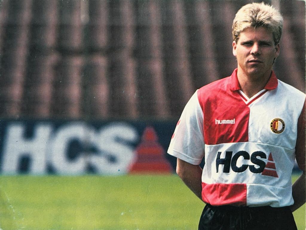 Spelerskaart Harry van der Laan - Feyenoord seizoen 89/90, Verzenden, Zo goed als nieuw, Feyenoord, Spelerskaart
