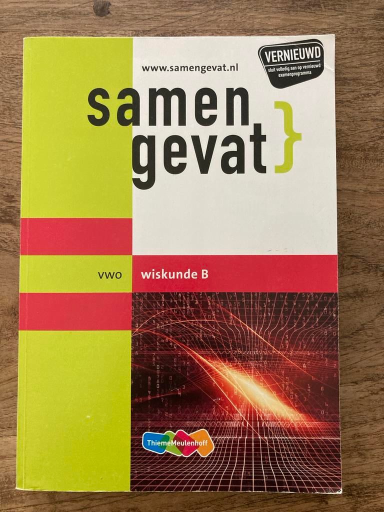 Samengevat vwo wiskunde B, Ophalen of Verzenden, Beta, Gelezen, Overige niveaus