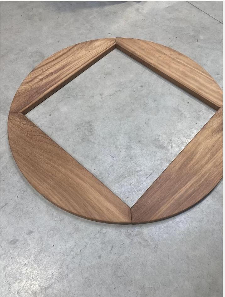extremis gargantua iroko hout, Tuin en Terras, Picknicktafels, Ophalen, Rechthoekig, Hout