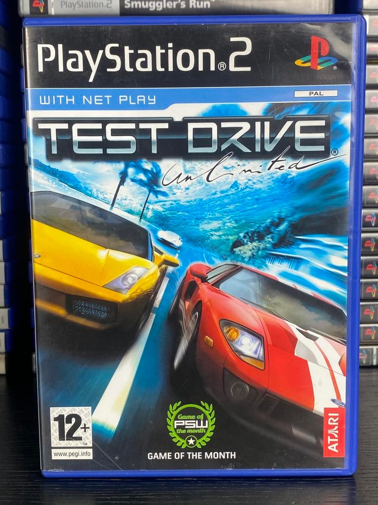 Test Drive Unlimited - PS2 PlayStation 2 Game - Atari, Spelcomputers en Games, Atari, Gekoppelde computers, Racen en Vliegen, Ophalen of Verzenden