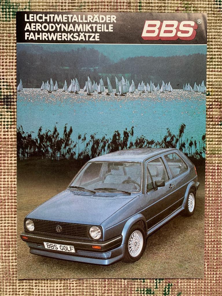 Brochure originele BBS Volkswagen en een beetje Audi 1982, BBS, Nieuw, Ophalen of Verzenden, Volkswagen