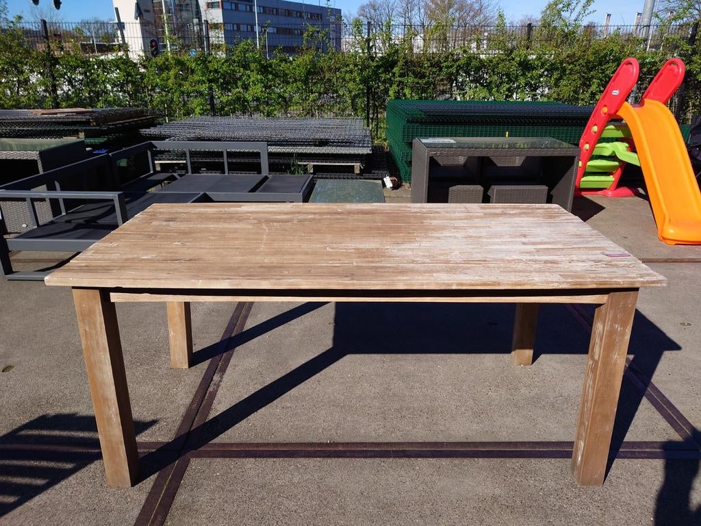 Houten tuintafel, Ophalen, Gebruikt, -, -