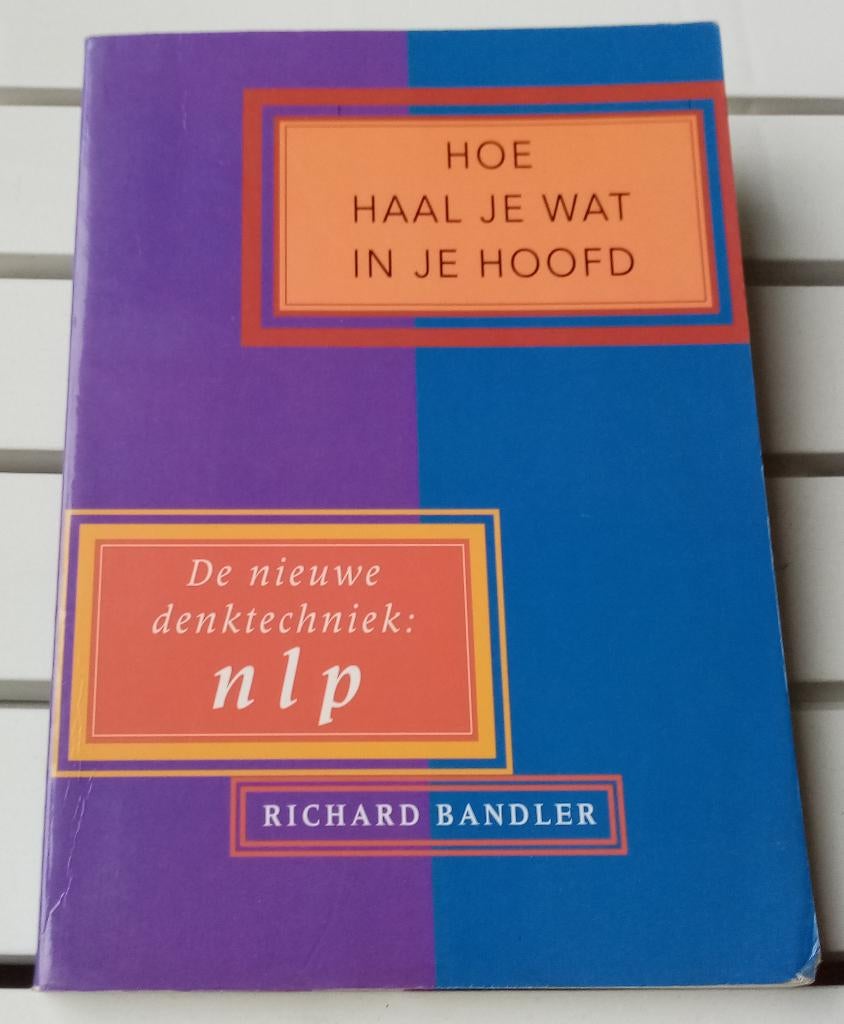 HOE HAAL JE WAT IN JE HOOFD [NLP] * Richard Bandler, Gelezen, Ophalen of Verzenden, Richard Bandler, Overige onderwerpen