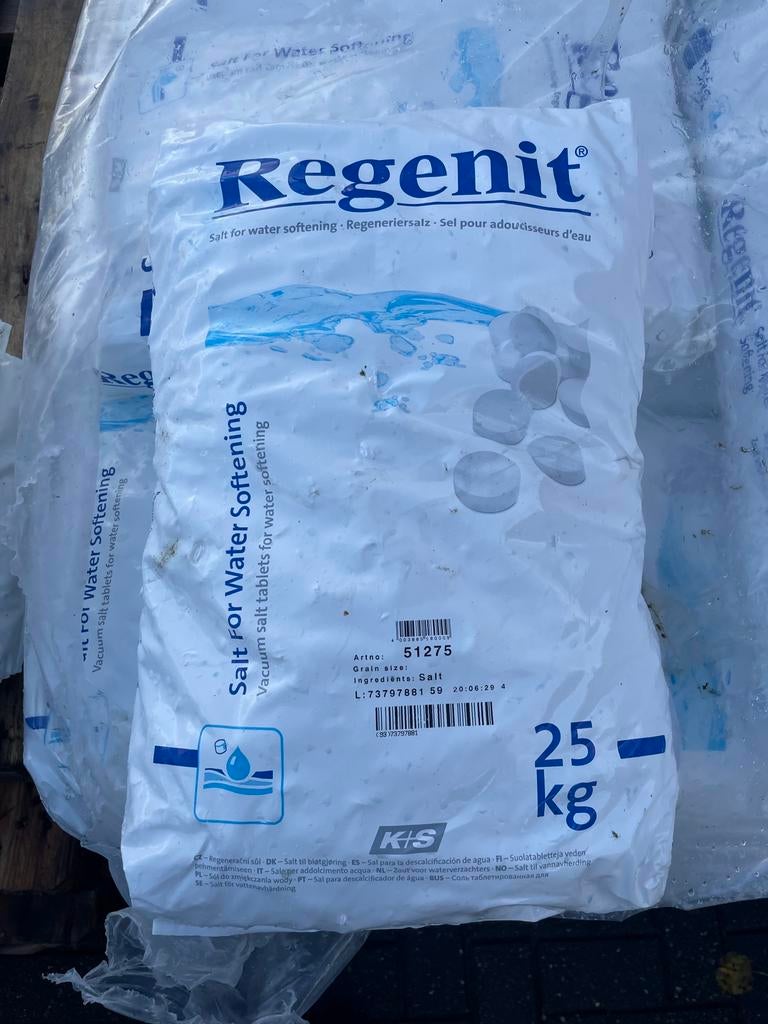 Regenit onthardingszout zouttabletten waterontharder, Ophalen, Nieuw