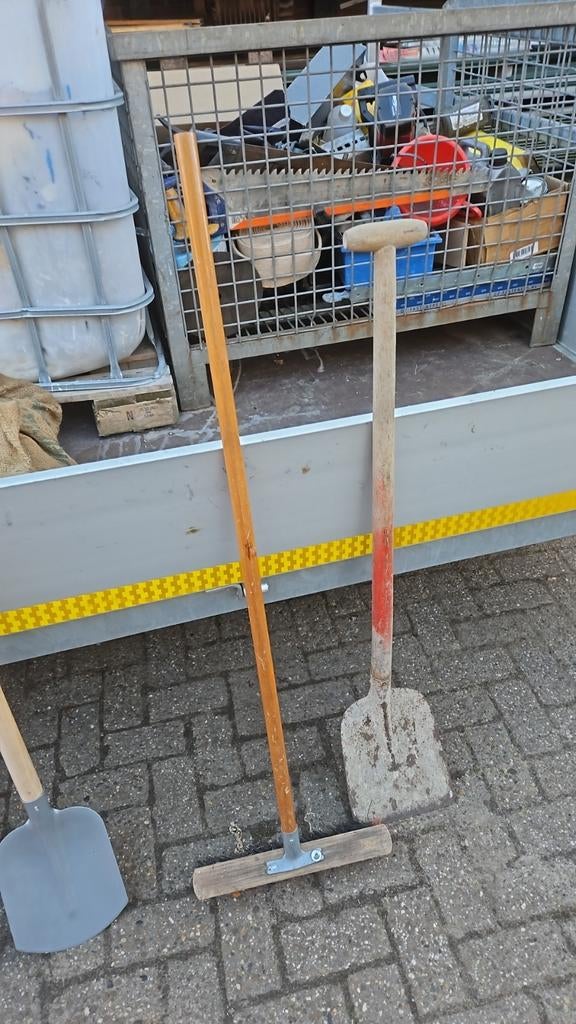 1x bezem 1x schep, Tuin en Terras, Ophalen of Verzenden, Bezem
