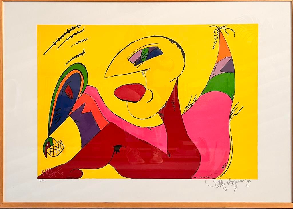 Zeefdruk van Patty Harpenau, Antiek en Kunst, Kunst | Litho's en Zeefdrukken, Ophalen of Verzenden