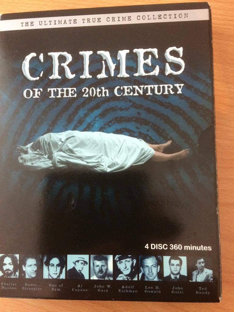 DVD Box Crimes of the 20 Century 4 DVD's, Maffia en Misdaad, Gebruikt, Vanaf 16 jaar, Boxset