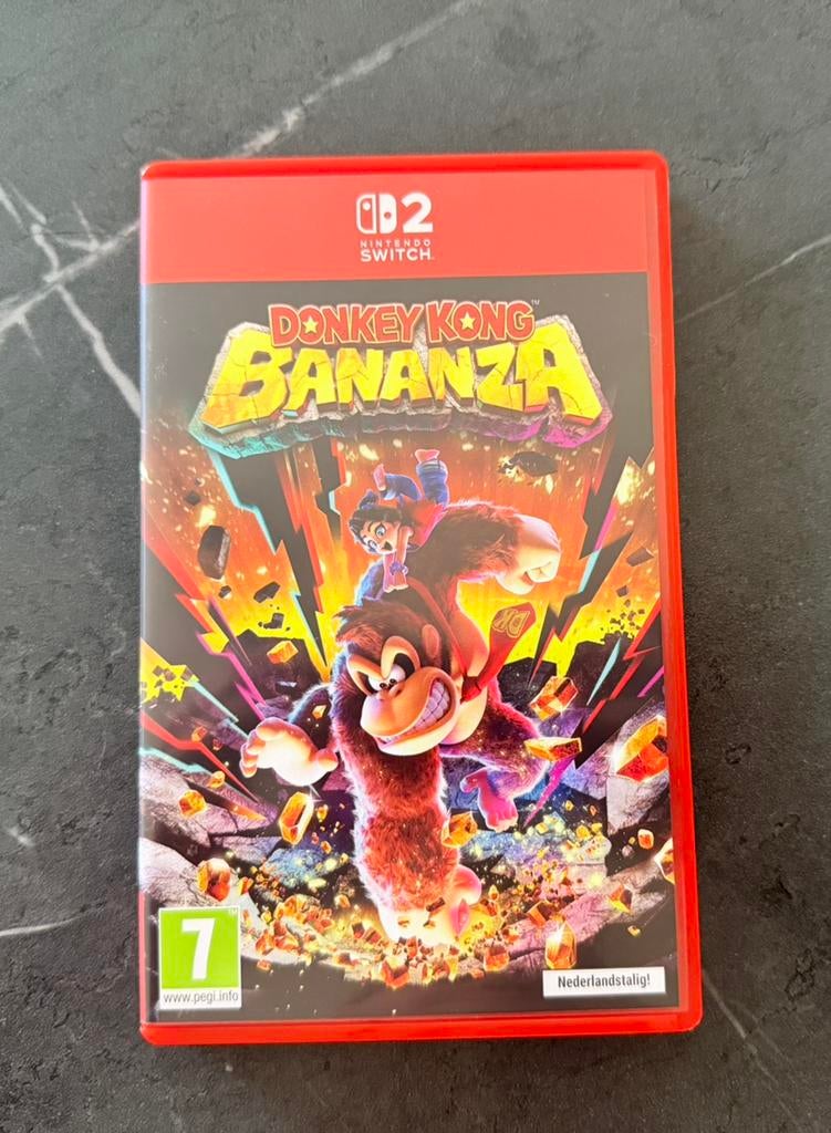 Donkey Kong Bananza - Nintendo Switch 2 - nieuwstaat, Spelcomputers en Games, Games | Nintendo Switch, Zo goed als nieuw, Avontuur en Actie