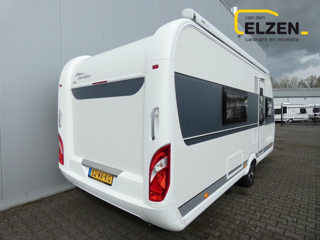 Hobby Excellent 495 WFB Mover, luifel, airco enz., Standaardzit, Bedrijf, Overige typen, 5 tot 6 meter