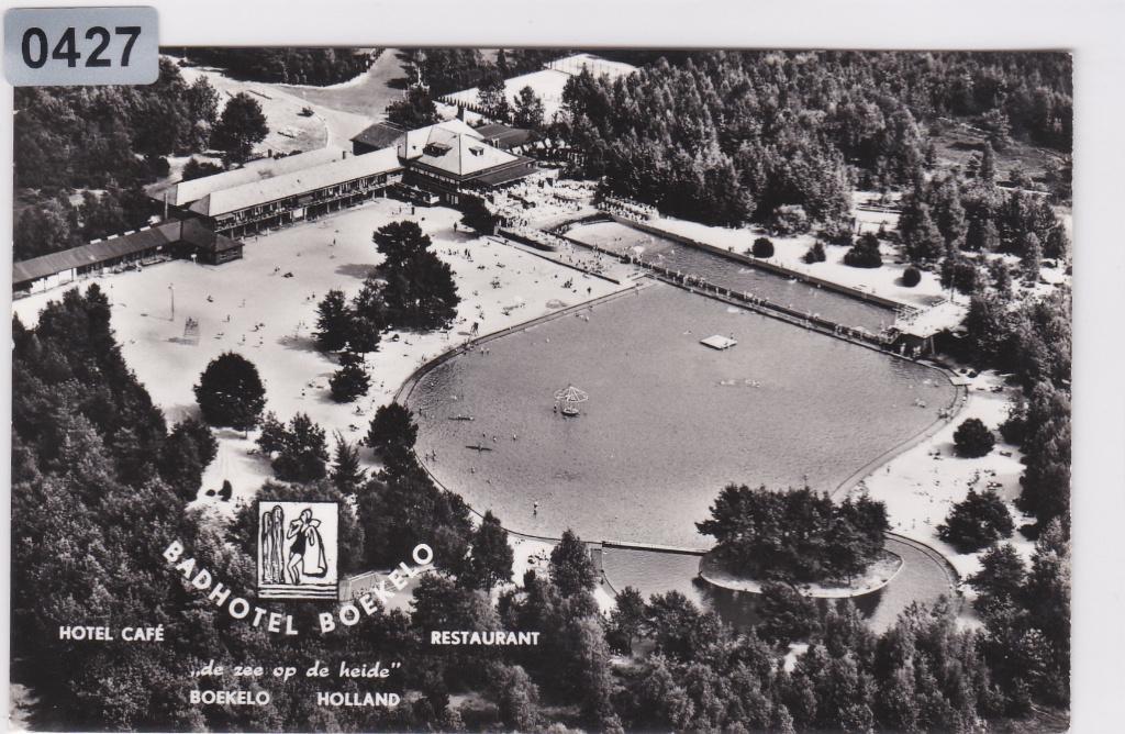 150427 Badhotel Boekelo Overijssel 1959 Usselo Enschede, Verzenden, 1940 tot 1960, Gelopen, Overijssel