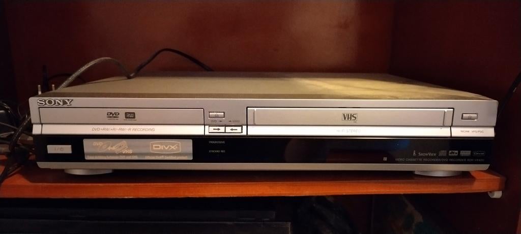 Sony RDR-VX420 DVD/VHS Recorder voor Digitaliseren, Audio, Tv en Foto, Videospelers, Ophalen of Verzenden, Gebruikt, VHS-speler of -recorder