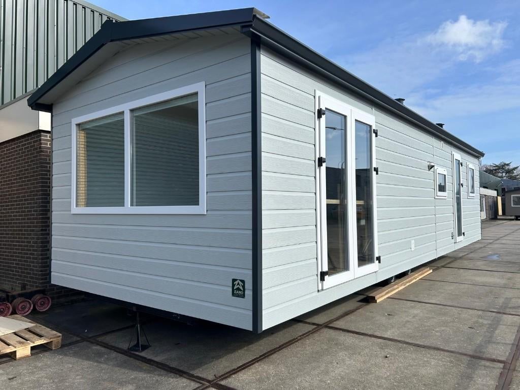incl Transport | ZARO 10,5x3,77 Chalet | Stacaravan te koop, Tot en met 6