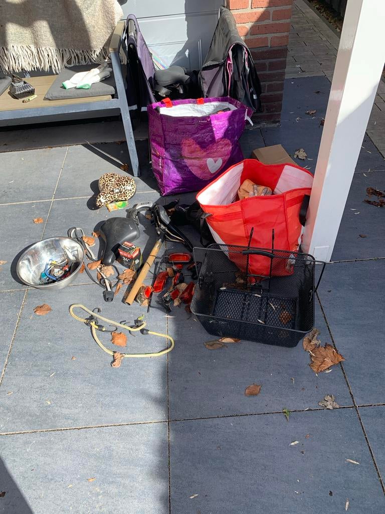 Diverse fietsaccessoires en onderdelen, Ophalen of Verzenden, Gebruikt