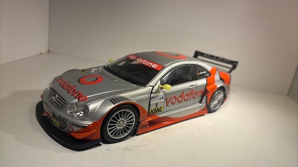 Mercedes benz clk dtm maisto 1.18, Hobby en Vrije tijd, Modelauto's | 1:18, Maisto, Ophalen of Verzenden, A, A