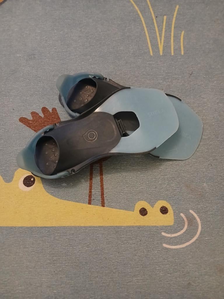 Zwemvliezen blauw maat 36-39, Subea, Ophalen of Verzenden, Gebruikt, Snorkelvinnen