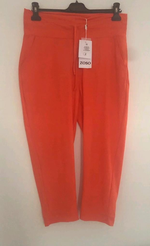 Zoso travelstof capri broek maat M nieuw oranje, Maat 38/40 (M), Nieuw, Oranje, Ophalen of Verzenden