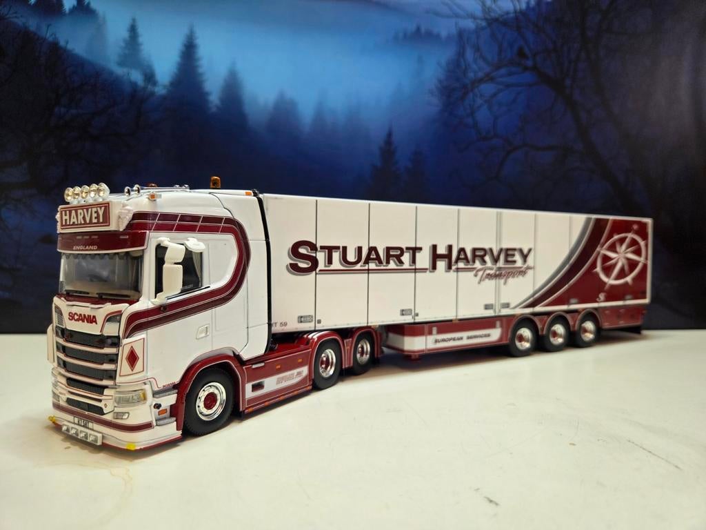Wsi scania S660 stuart harvey akeri trailer, Nieuw, Ophalen of Verzenden, Jobo-models, Jobo.models@gmail.com