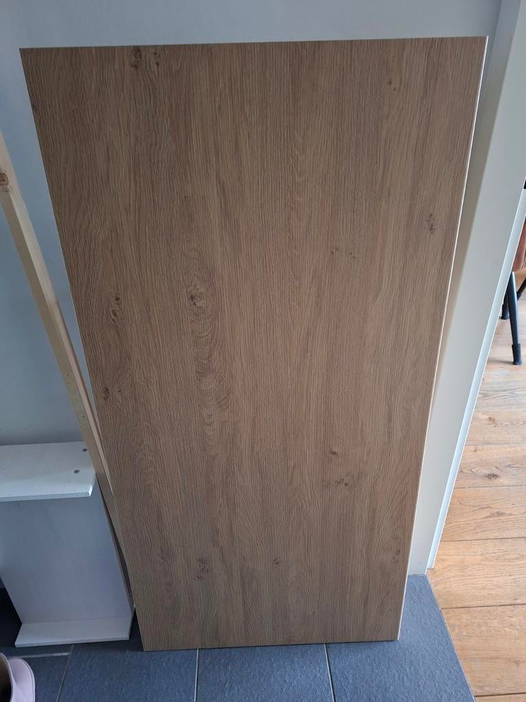 Werkblad/bureaublad eiken fineer 120x60x2,8, Doe-het-zelf en Verbouw, Hout en Planken, Ophalen