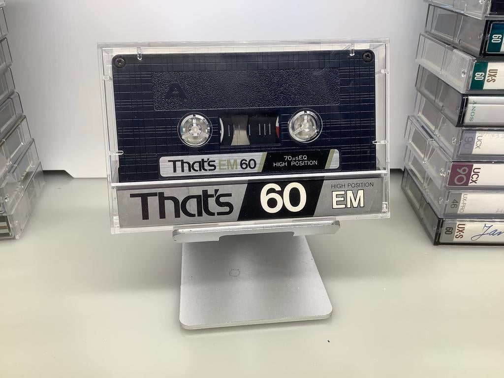 That's EM 60 High Position Cassettebandje, Overige genres, 1 bandje, Ophalen of Verzenden, Zo goed als nieuw