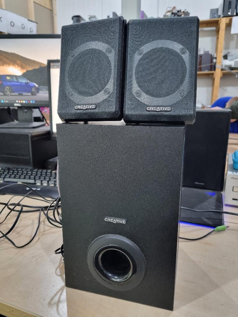 Creative Inspire P380 2.1 PC speaker set, Ophalen, Gebruikt, Audiokanaal 2.1, Creative