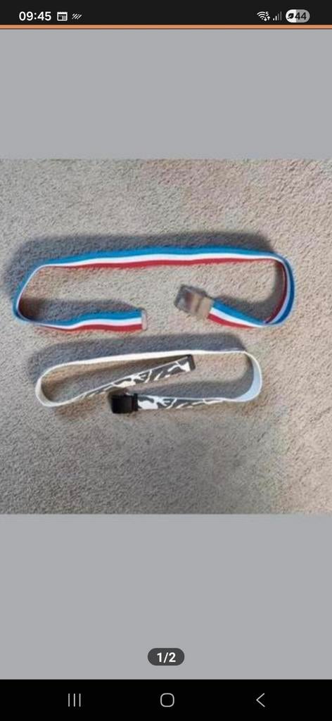 Riemen  115 cm lang, Ophalen of Verzenden, Zo goed als nieuw, Overige kleuren, 115 cm of meer