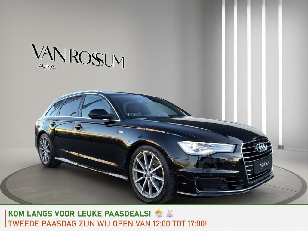 Audi A6 Avant 1.8 TFSI ultra Premium Edition S-Line | 360 Ca, Euro 6, Leder en Stof, Zwart, Navigatiesysteem
