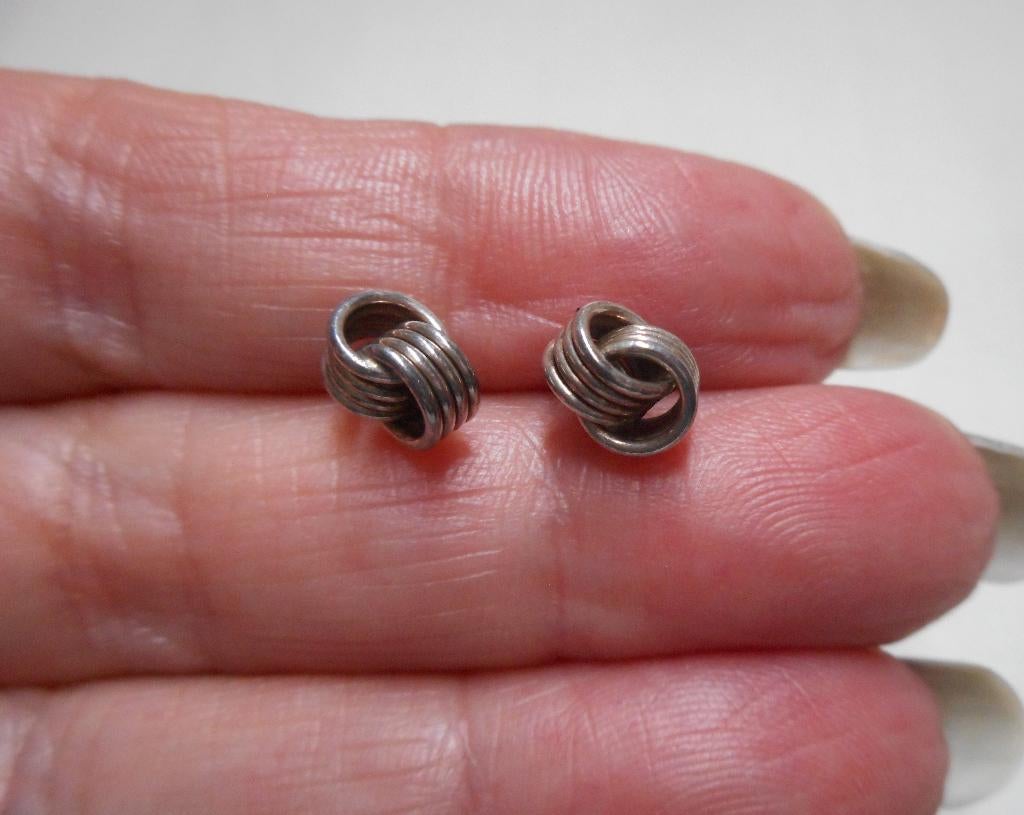 Zilveren vintage oorknoppen nr.289