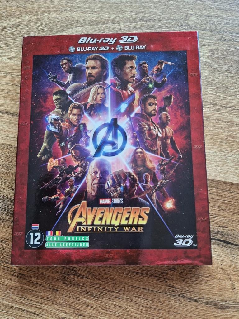 Avengers Infinity War Blu-ray 3D + Blu-ray, Cd's en Dvd's, Blu-ray, Zo goed als nieuw, Actie, 3D, Ophalen of Verzenden