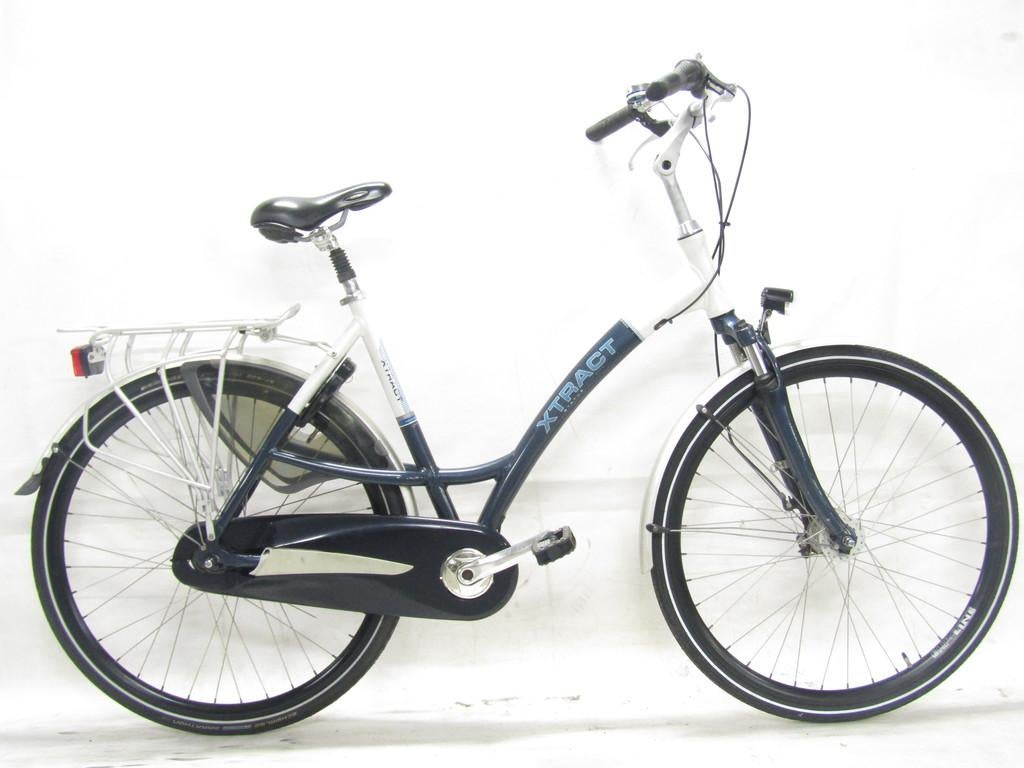 Peugeot X-tract blauw dames 53cm 28inch, 53 tot 56 cm, Gebruikt, Overige merken, Versnellingen