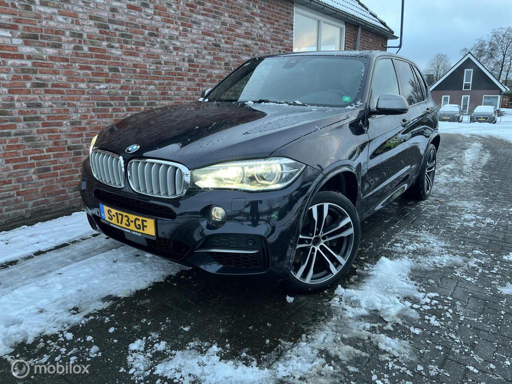 BMW X5 M50d nieuwe motor, Auto's, 15 km/l, 2993 cc, Zwart, Leder