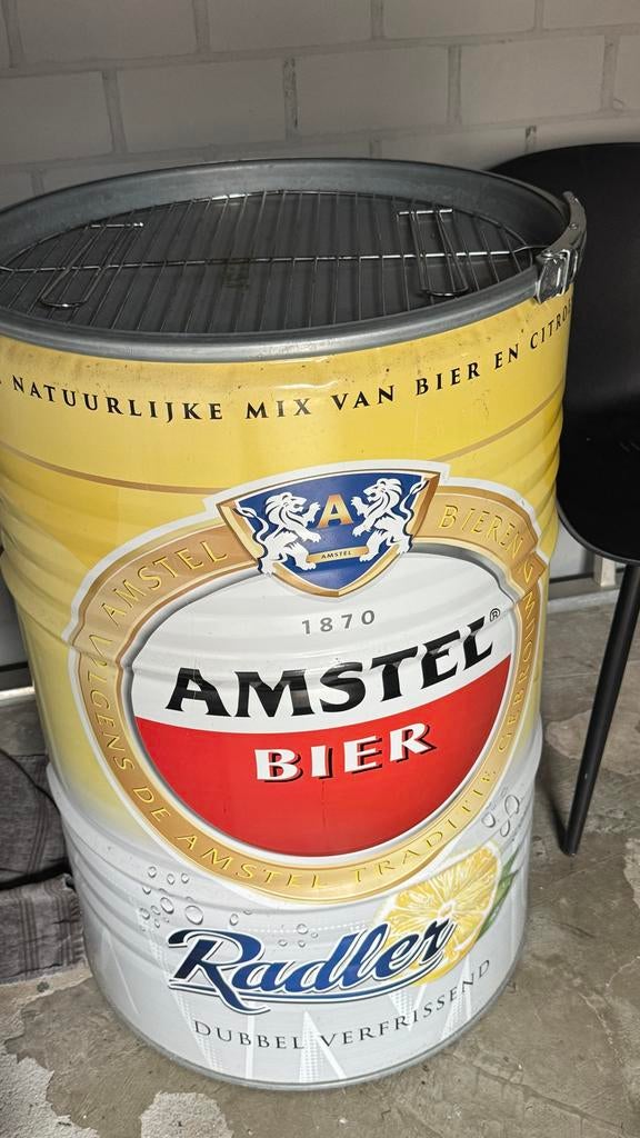 BarrelQ Amstel Radler BBQ met hoes, Ophalen, Gebruikt, Met accessoires