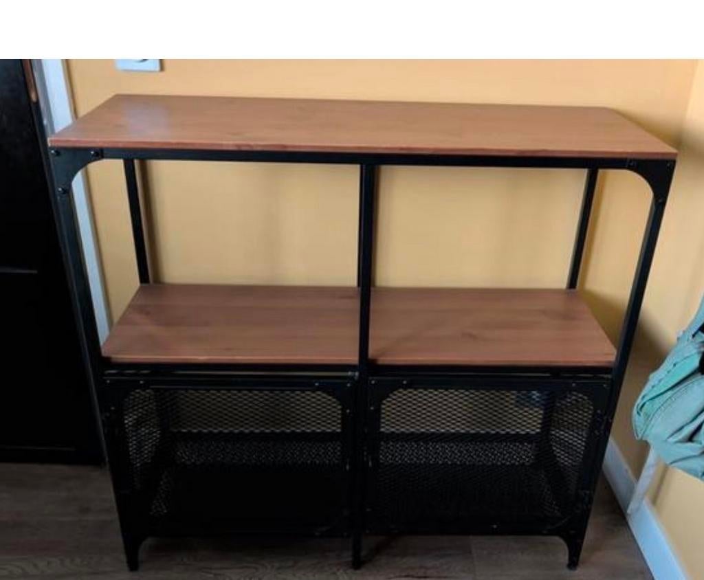 Fjalbo TV-kast (2 stuks) - 100x36x95 cm, Huis en Inrichting, Kasten | Televisiemeubels, Ophalen, Gebruikt, 50 tot 100 cm, Minder dan 100 cm