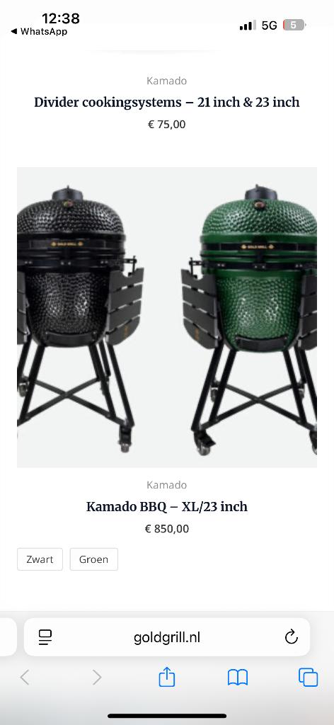 Kamado, Ophalen of Verzenden, Nieuw, Kamado