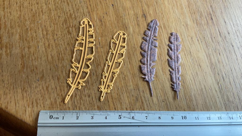 Snijmal set 2 veren van Nellie Snellen 725, Ophalen of Verzenden, Zo goed als nieuw, Pons of Mal