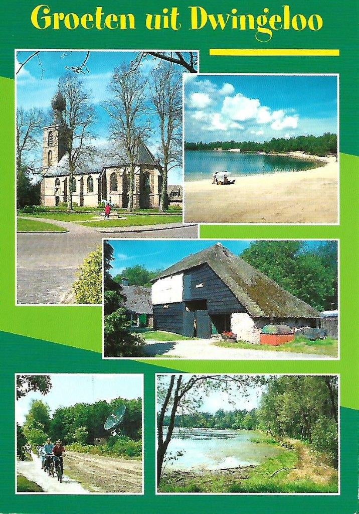 Dwingeloo- -5-luik., Verzenden, 1980 tot heden, Gelopen, Drenthe