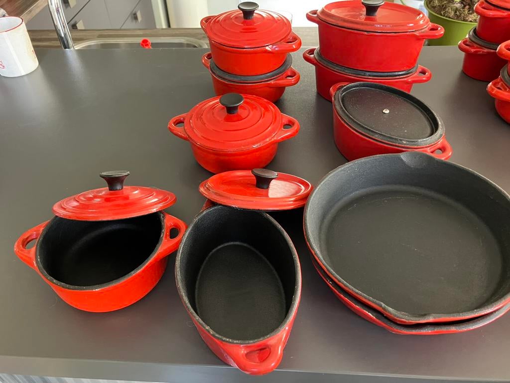 TGFF stoofpannetjes, Ophalen, Gebruikt, Gietijzer, Overige typen