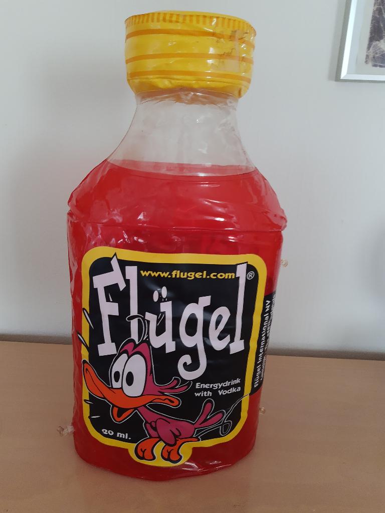 Vintage - Flugel fles opblaasbaar ( 50 cm ), Ophalen of Verzenden, Gebruikt, Overige typen