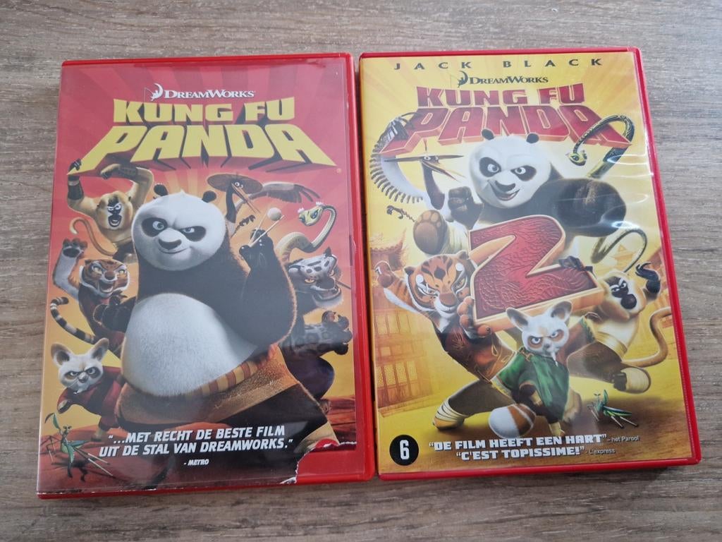 Kung fu panda 1 & 2, Alle leeftijden, Ophalen of Verzenden, Zo goed als nieuw, Amerikaans